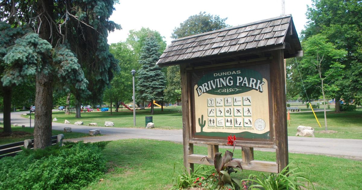 Dundas Driving park sign